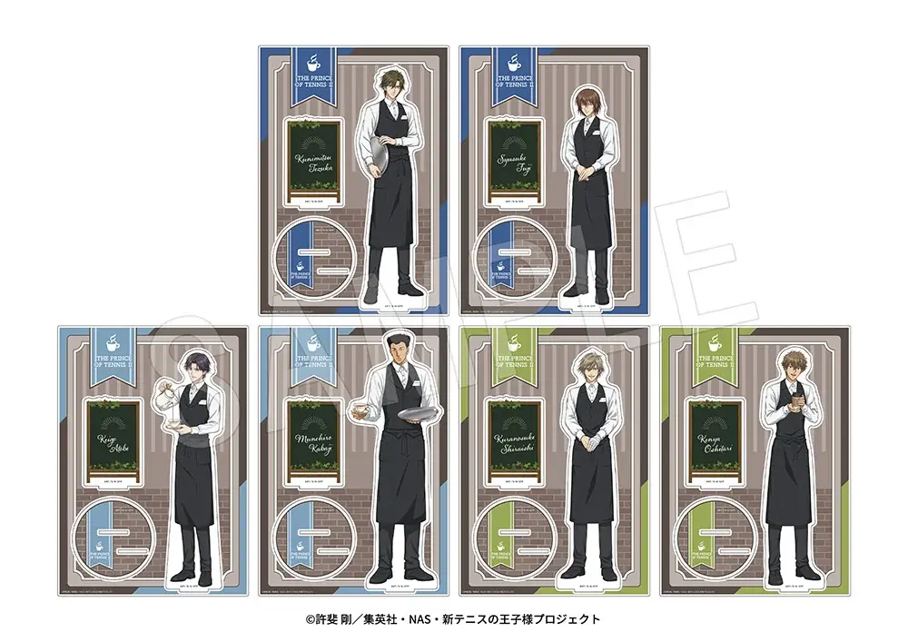 『新テニスの王子様』× Chugai Grace Cafe コラボカフェが渋谷・大阪で開催！描き下ろしイラストの新作グッズや「跡部王国（キングダム）アフタヌーンティーセット」などのコラボメニューが登場 画像 11