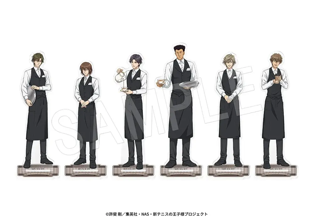 『新テニスの王子様』× Chugai Grace Cafe コラボカフェが渋谷・大阪で開催！描き下ろしイラストの新作グッズや「跡部王国（キングダム）アフタヌーンティーセット」などのコラボメニューが登場 画像 6