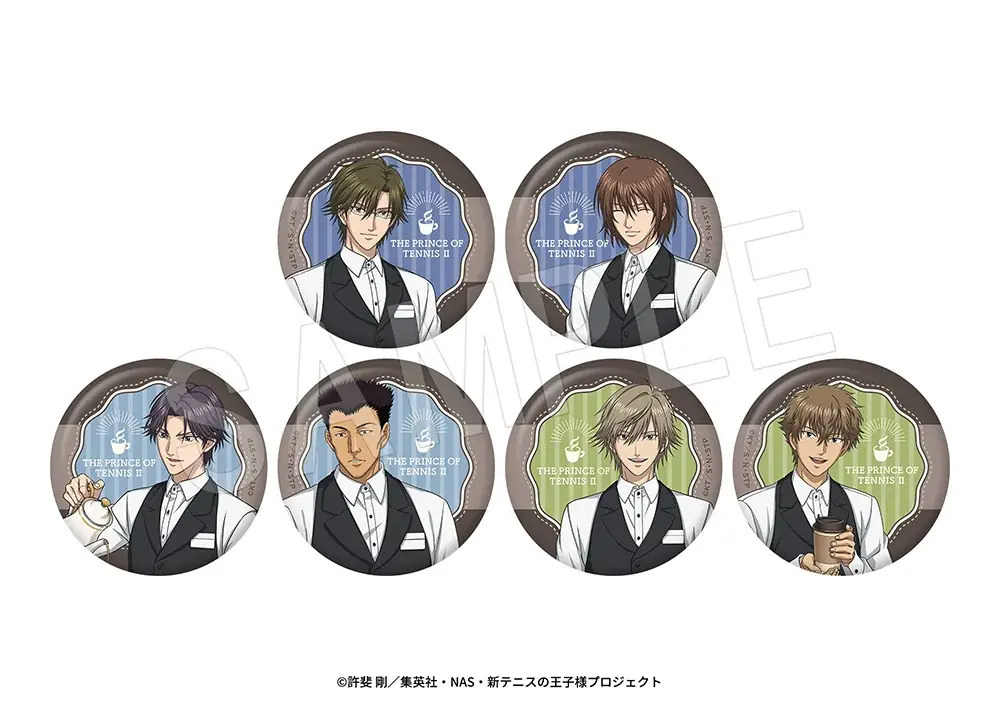 『新テニスの王子様』× Chugai Grace Cafe コラボカフェが渋谷・大阪で開催！描き下ろしイラストの新作グッズや「跡部王国（キングダム）アフタヌーンティーセット」などのコラボメニューが登場 画像 7