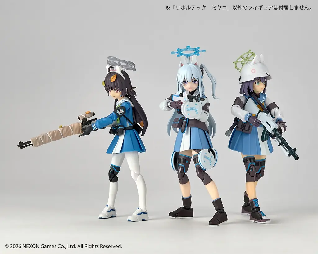 『ブルーアーカイブ -Blue Archive-』より、RABBIT小隊で小隊長を務める「ミヤコ」がアクションフィギュアに！！ 画像 14