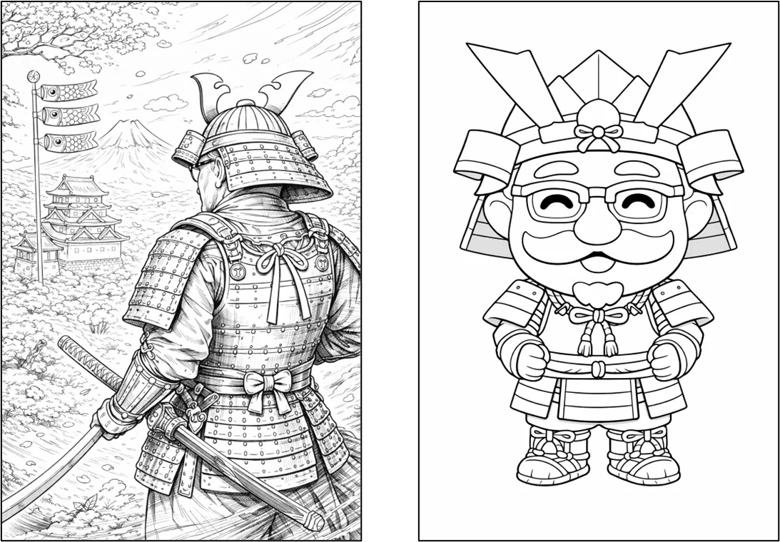 【限定ステッカーが手に入る塗り絵キャンペーンが初登場】各店舗の従業員手づくりの個性豊かな甲冑姿がお出迎え「武者カーネル」4月29日(水・祝)から期間限定で展示 画像 2