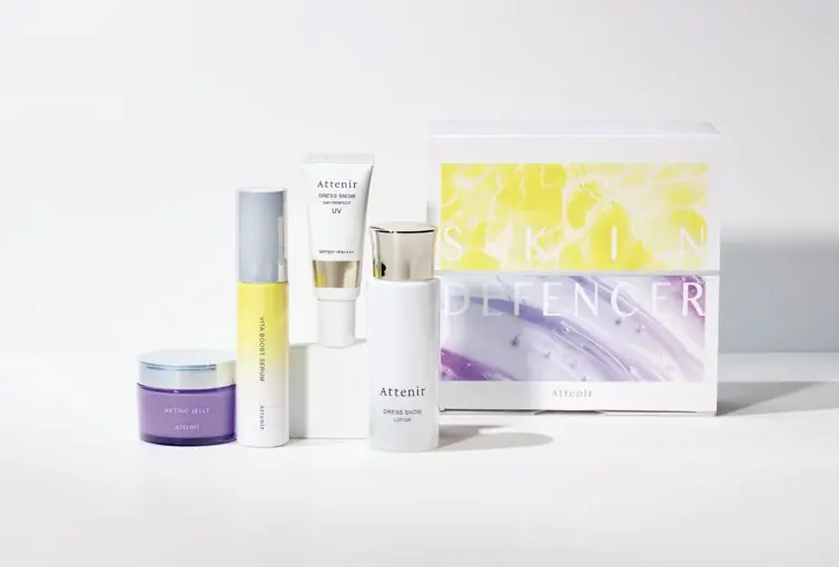 「朝のビタミンC*¹」と「夜のレチノール*²」で仕込むひんやり透明感あるハリ肌へ。「サマーコフレ スキンディフェンサー」2026年6月15日(月) 数量限定発売 画像 1