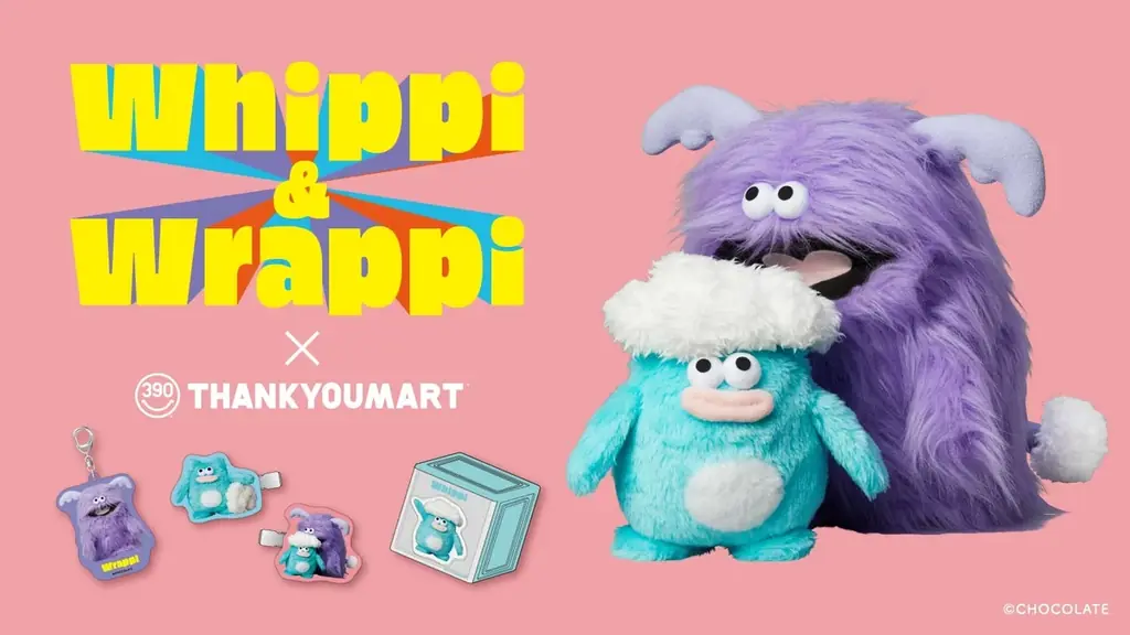 「ホイッピ＆ラッピ」×サンキューマートのコラボレーション雑貨が新登場！ALL390円（税込429円）で5月下旬より発売予定 画像 1