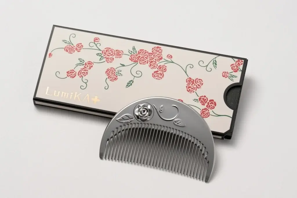 【W受賞】福山ばら祭「ばらグッズ」認定＆ばらグッズ審査員特別賞。広島の自動車部品メーカーから母の日ギフトに最適な携帯用ヘアコーム『薔薇小町』を新発売。 画像 6