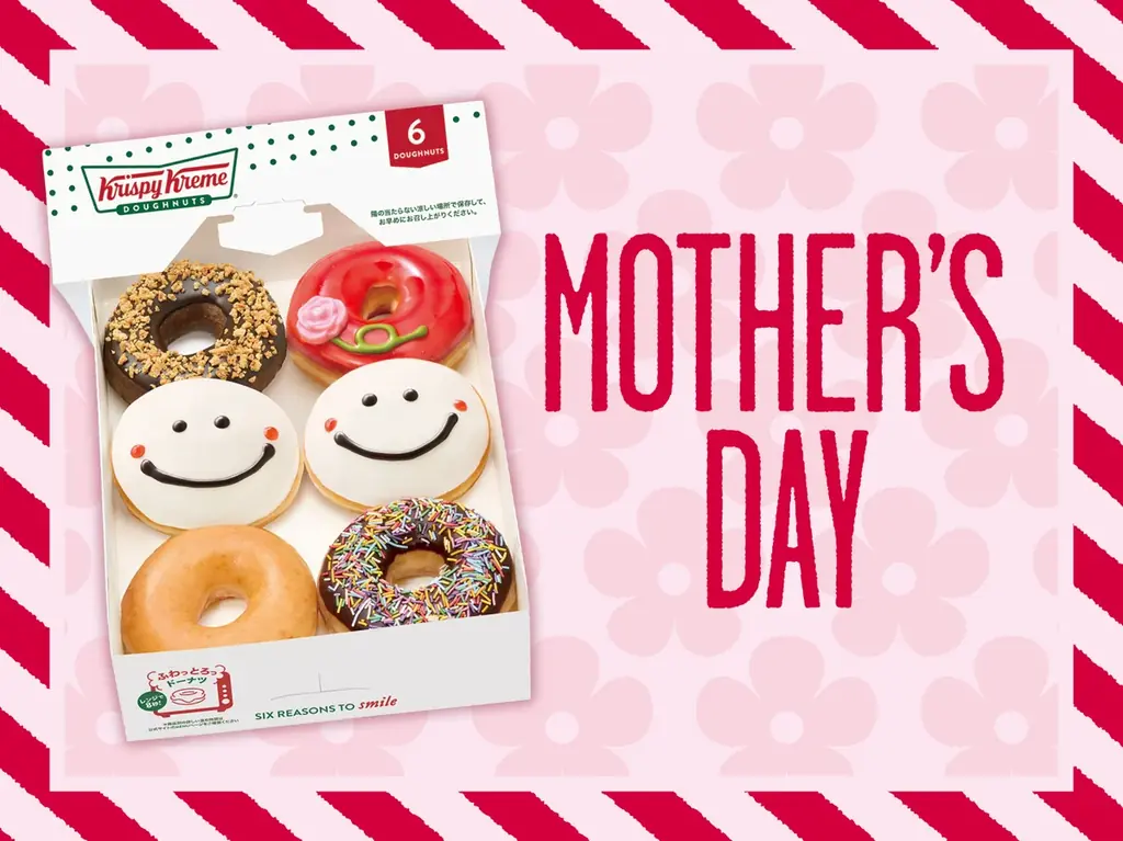 母の日ストロベリードーナツ