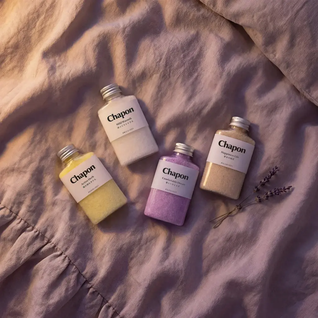 高級入浴剤「Chapon」、くらしの悩みコレクション「気持ちのきりかえ」セットを販売開始 画像 1