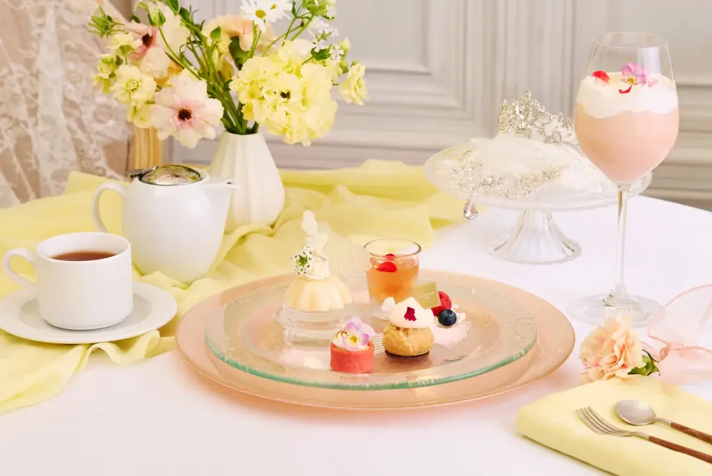 “花嫁”が主役の『マリエ フローラル セレブレーション アフタヌーンティー』 「アニヴェルセルカフェ みなとみらい横浜」にて5月1日(金)から販売開始 画像 4