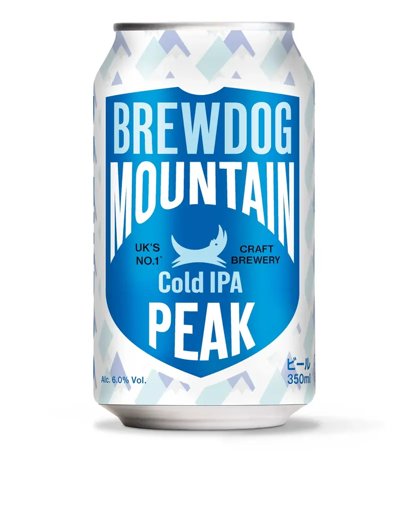英国№1クラフトビールブランドBREWDOGとリカーマウンテンのコラボ新商品第2弾！「BREWDOG MOUNTAIN PEAK COLD IPA」新発売！ 画像 2
