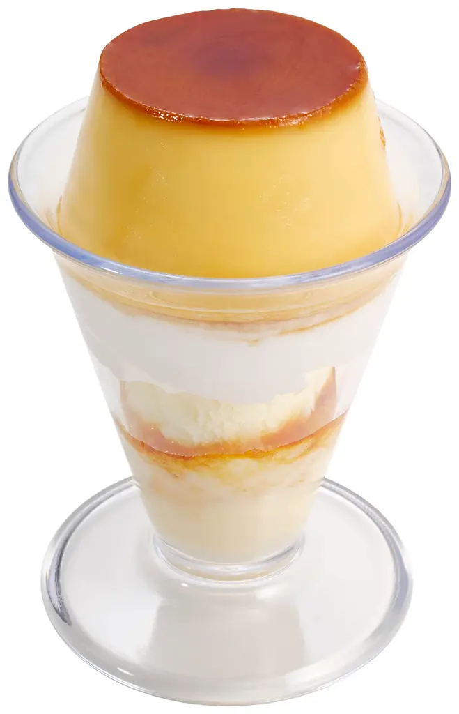 昭和レトロな贅沢。「昔ながらのかため食感」がたまらない！「クラシックプリンパフェ」が登場！ 画像 2