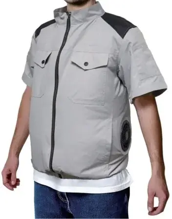 －10℃の遮熱効果で酷暑を乗り切る。「valborder」から裏チタンコーティングの「ファンが取り付けられるウェア」ベスト・半袖タイプが登場 画像 5