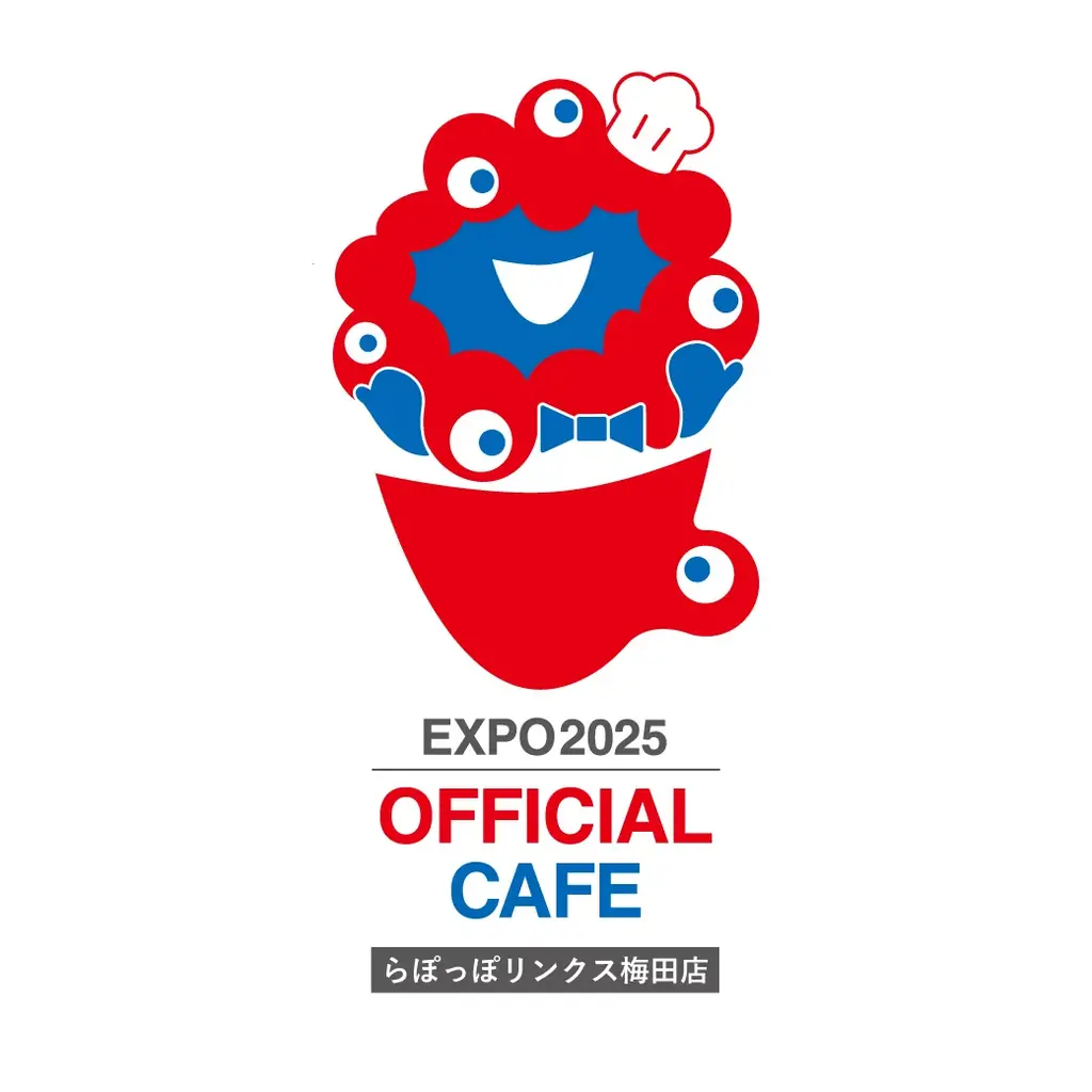 ミャクミャク好き必見。らぽっぽファームが手掛ける公式カフェが梅田に登場「EXPO2025オフィシャルカフェ　らぽっぽリンクス梅田店」4月27日OPEN 画像 7