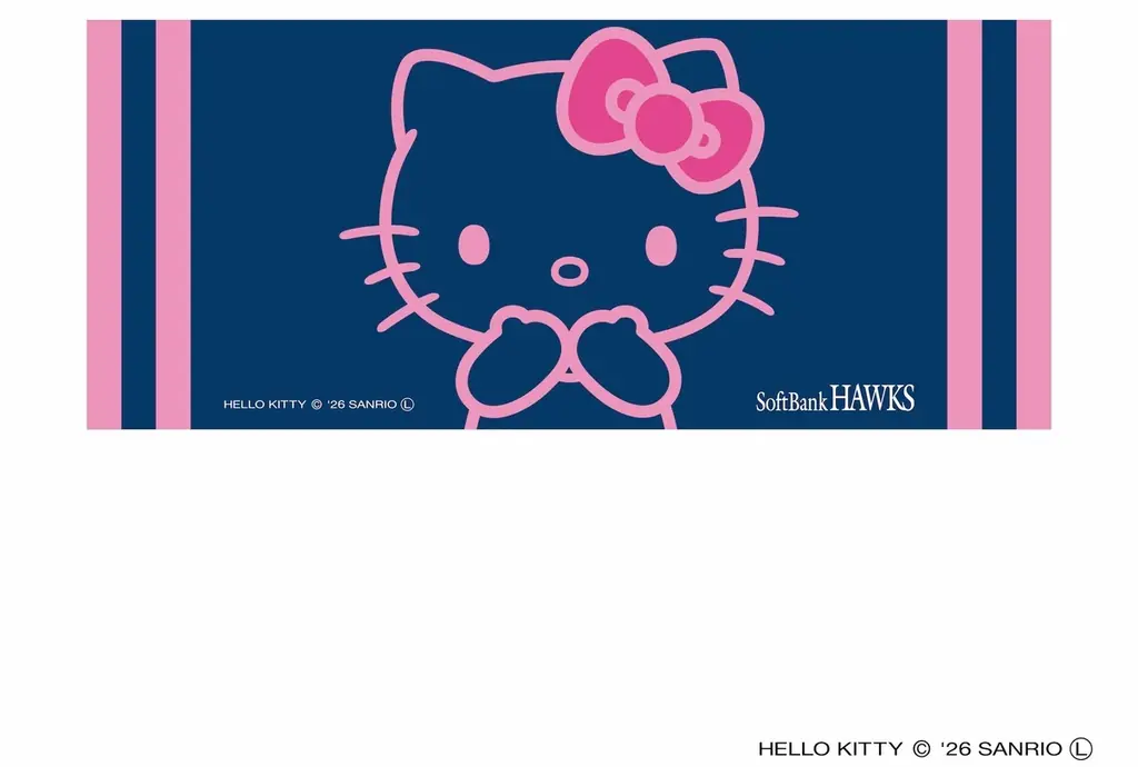 【福岡ソフトバンクホークス】5/8ピンクフルデー始球式にハローキティ登場！コラボグッズ販売も♪ 画像 6
