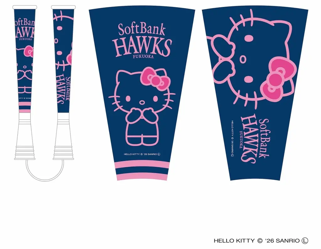 【福岡ソフトバンクホークス】5/8ピンクフルデー始球式にハローキティ登場！コラボグッズ販売も♪ 画像 7