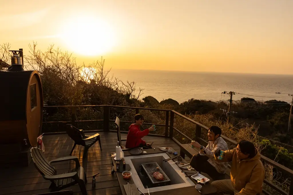 世界遺産「沖ノ島」を望むプライベートヴィラ「THE THERM（ザ・サーム）」、福岡・宗像大島にグランドオープン 画像 2