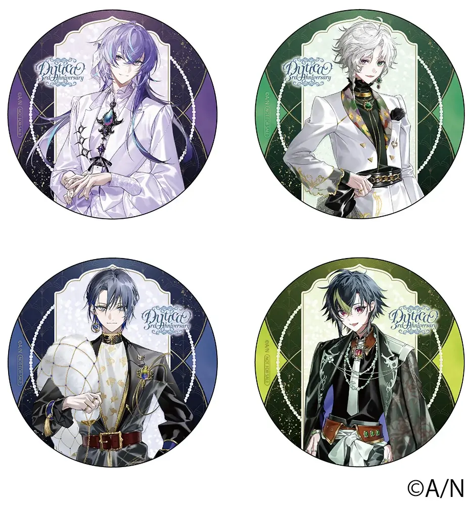 「にじさんじ」所属VTuberユニット・Dyticaのデビュー3周年記念フェアが、全国アニメイトで4月24日から開催！　撮りおろしビジュアルを使用した商品の販売や、グラッテコラボの実施も!! 画像 2