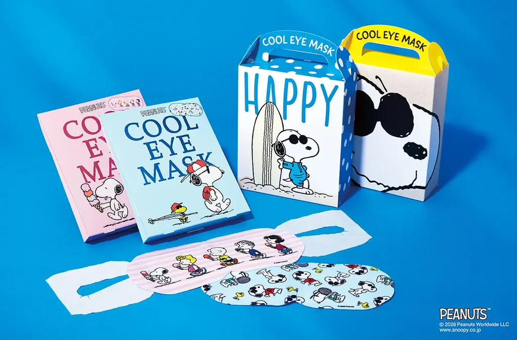 ピーナッツ クールアイマスク発売