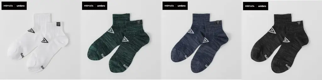 【イオン限定】「ＮＩＲＭＡＴＡ（ニルマータ）」×「ＵＭＢＲＯ（アンブロ）」コラボソックス新発売 画像 10