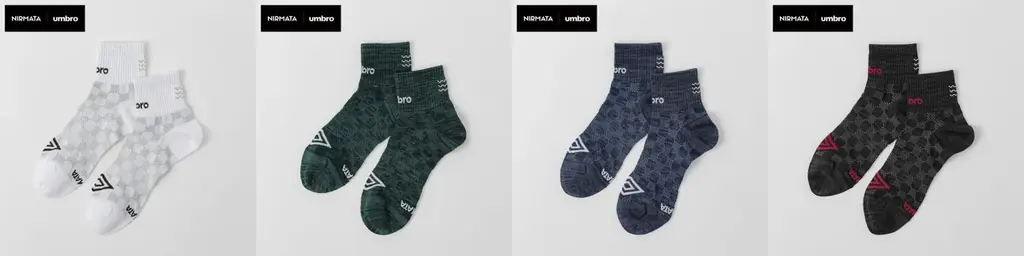 【イオン限定】「ＮＩＲＭＡＴＡ（ニルマータ）」×「ＵＭＢＲＯ（アンブロ）」コラボソックス新発売 画像 12