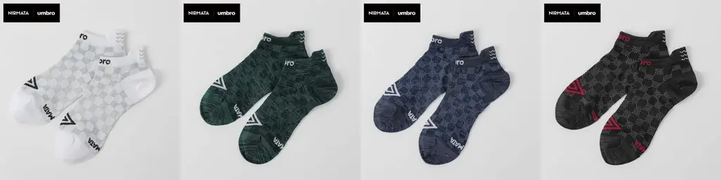 【イオン限定】「ＮＩＲＭＡＴＡ（ニルマータ）」×「ＵＭＢＲＯ（アンブロ）」コラボソックス新発売 画像 13