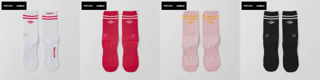 【イオン限定】「ＮＩＲＭＡＴＡ（ニルマータ）」×「ＵＭＢＲＯ（アンブロ）」コラボソックス新発売 画像 2