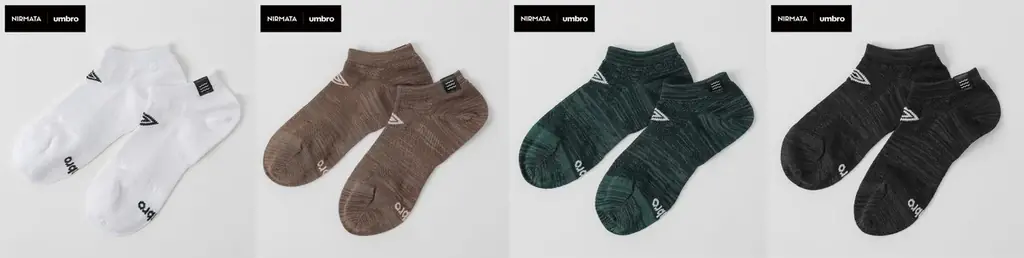 【イオン限定】「ＮＩＲＭＡＴＡ（ニルマータ）」×「ＵＭＢＲＯ（アンブロ）」コラボソックス新発売 画像 5