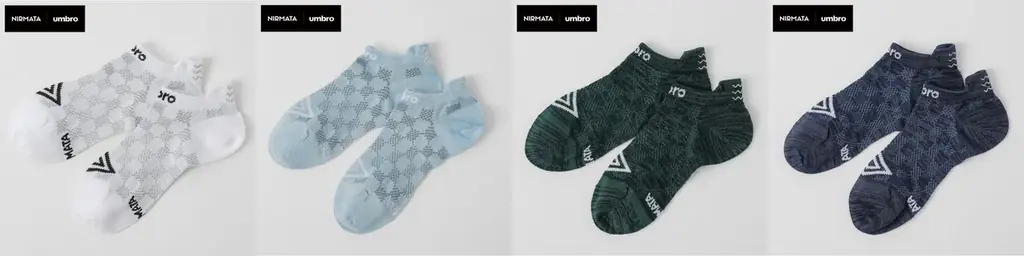 【イオン限定】「ＮＩＲＭＡＴＡ（ニルマータ）」×「ＵＭＢＲＯ（アンブロ）」コラボソックス新発売 画像 7