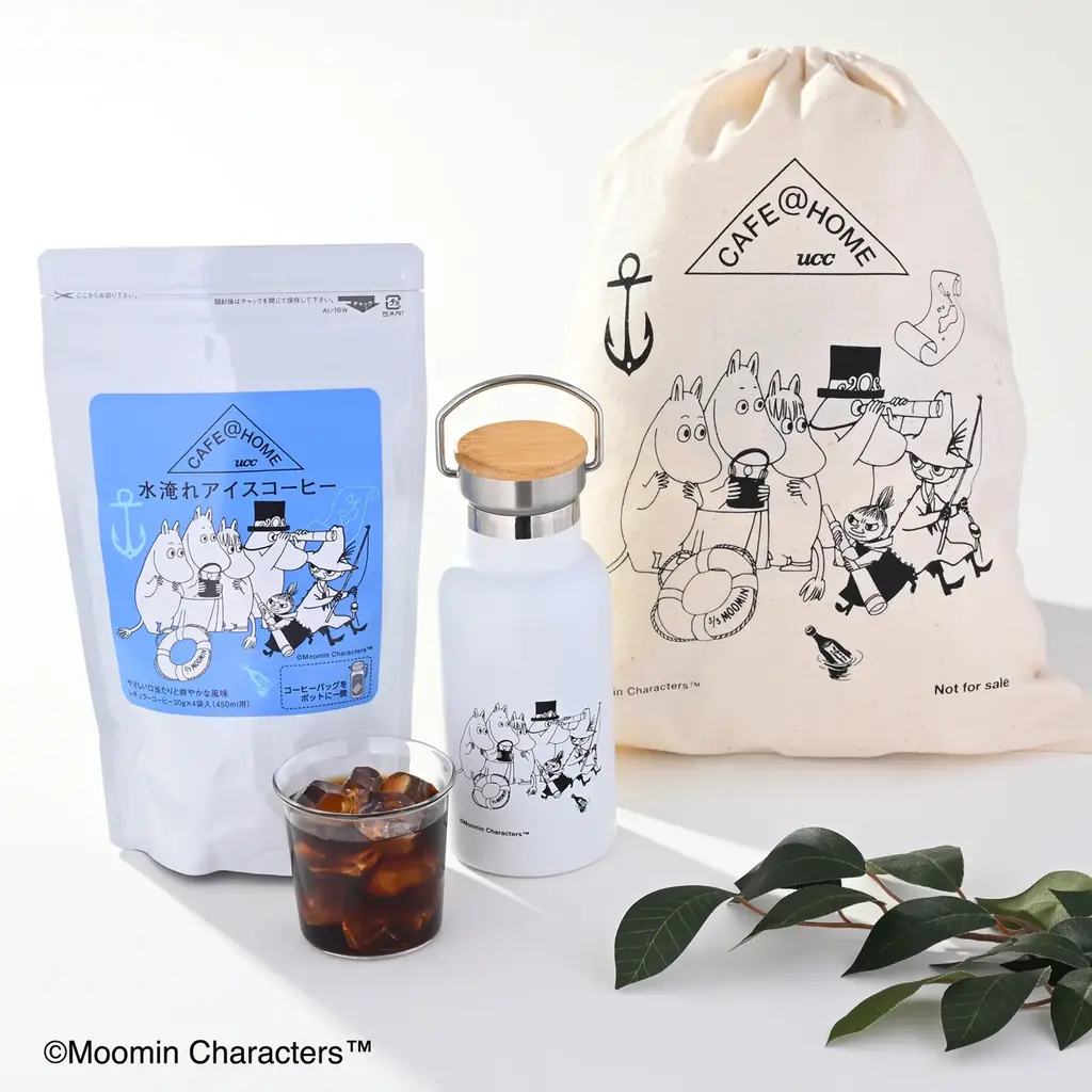 コーヒーバッグをポットに一晩、本格水淹れアイスコーヒー！毎年好評の『CAFE@HOME ムーミン谷 水淹れアイスコーヒー』が4月23日より数量限定で登場 画像 3