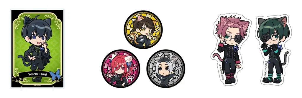 「ゴシック衣装」をテーマにしたオリジナルミニキャライラストが登場！ 「ブルーロック in NAMJATOWN 2026～蝶舞うゴシックパレードだニャ～」 5月22日(金)より、東京、福岡にて順次開催 画像 12