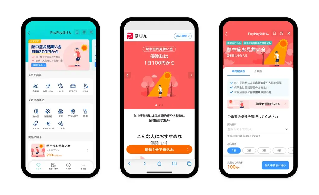 【PayPayほけん】2026年も「熱中症お見舞い金」の提供を開始 画像 6