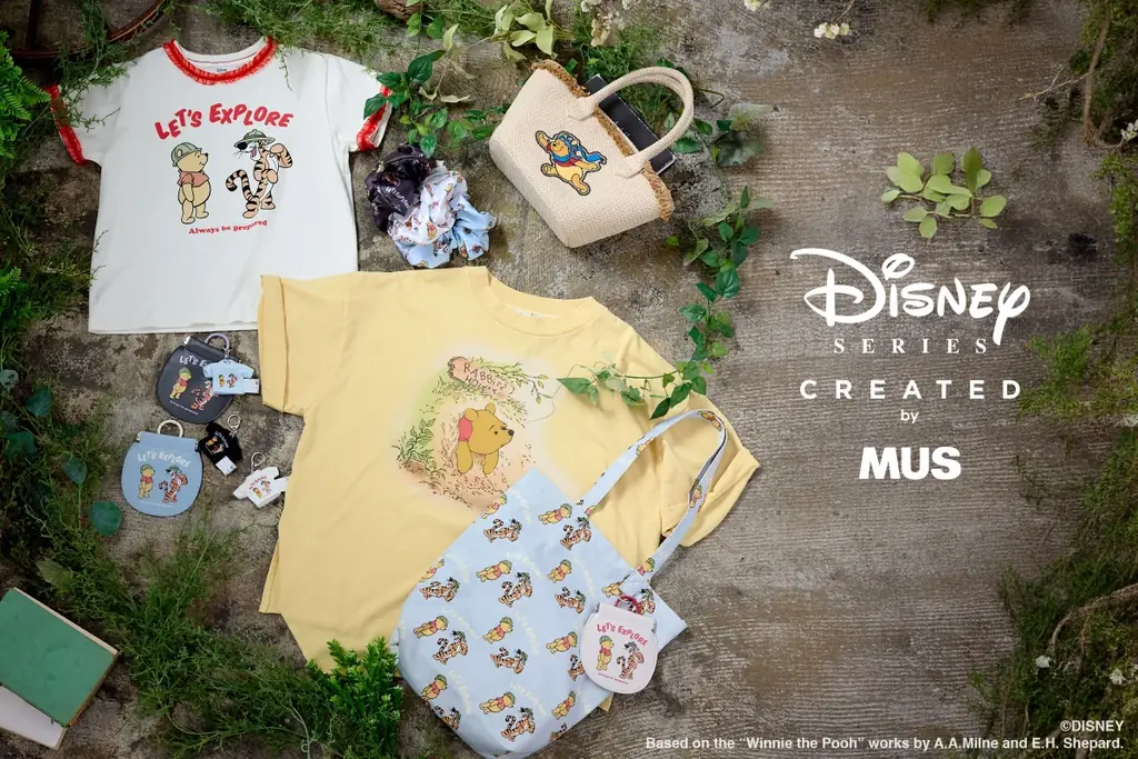 『MUS（エムユーエス）』の「Disney SERIES CREATED by MUS」よりWINNIE THE POOH COLLECTIONを5月20日(水)より発売開始 画像 1