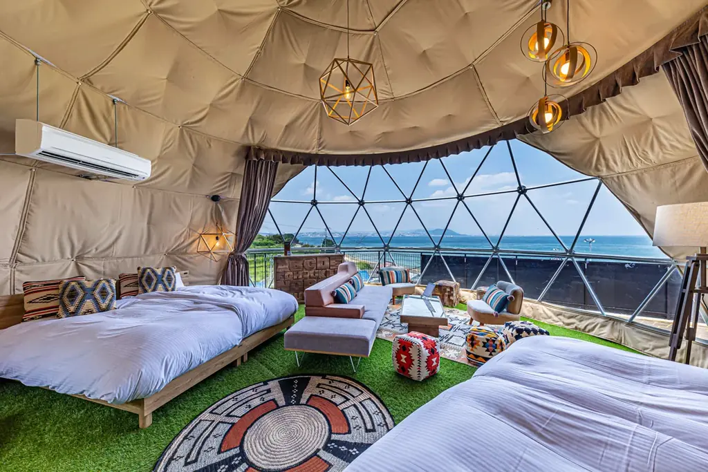 【淡路島・ニュースポット誕生！】～”グランピングリゾートAwaji”に海景×夜景のぞむ”絶景・展望台”OPEN！～【記念のペア割プラン登場】 画像 2