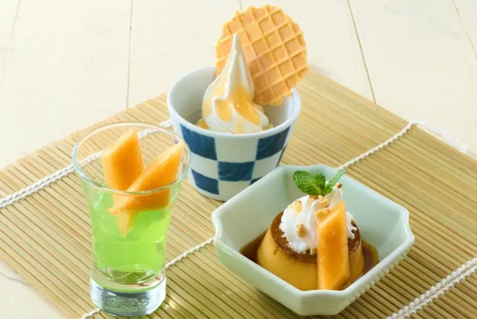 夢庵で昨年20万食以上販売(※1)した人気スイーツが今年も！「国産赤肉メロンデザート」7種が限定登場 画像 7