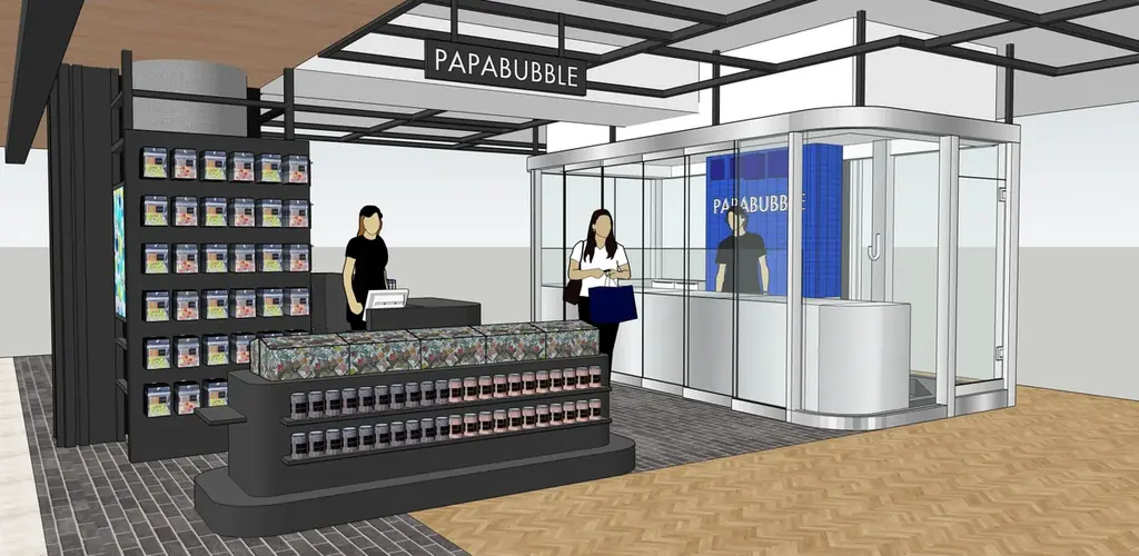 4/24開店　パパブブレ横浜髙島屋がガラスキッチンに