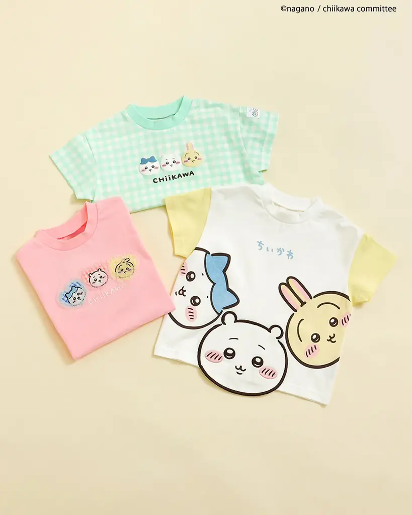 【アニメちいかわ】こども服「アプレ レ クール」から「アニメちいかわ」との初コラボアイテムが発売！男女ベビーみんなでたのしめる初夏にぴったりなときめきコレクション！ 画像 3