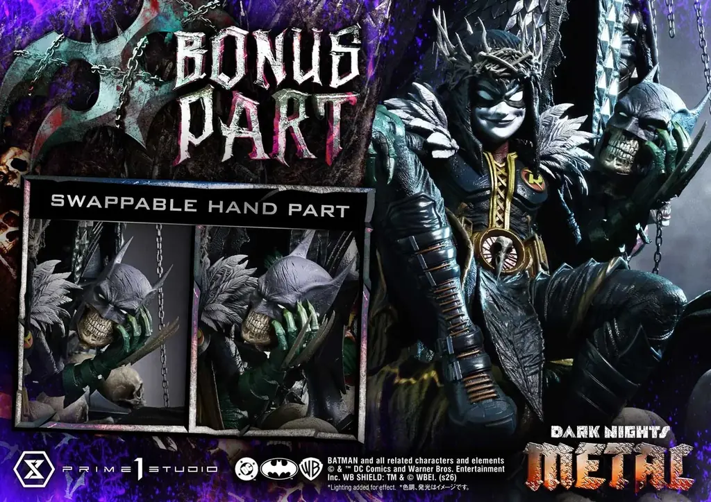 DCコミックス『ダークナイツ：デスメタル』から、「バットマン・フーラフズ＆ロビンキング」を1/3スケールで立体化 画像 16
