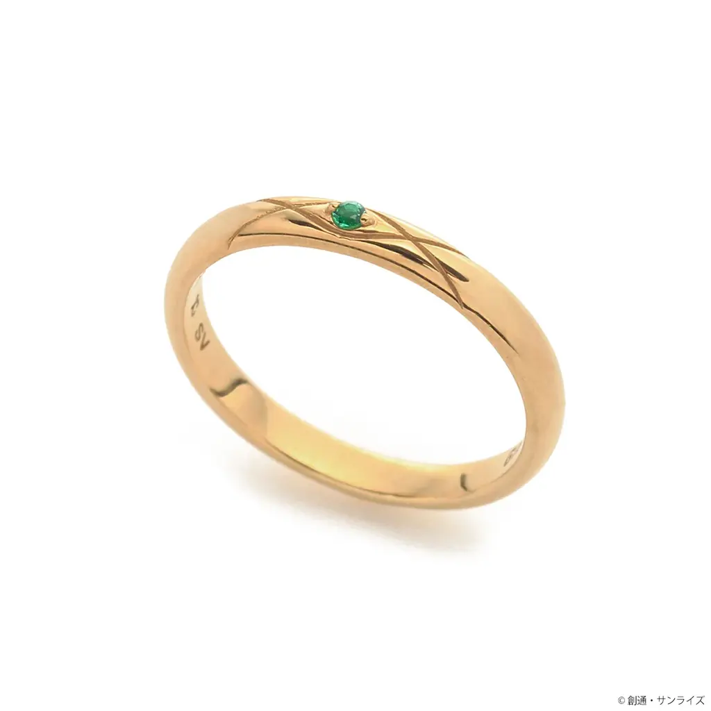 『機動戦士ガンダム 閃光のハサウェイ キルケーの魔女』とジュエリーブランド「THE KISS」とのコラボによるハサウェイとギギをモチーフにしたリングとマフティーマークをモチーフにしたネックレスが登場 画像 9