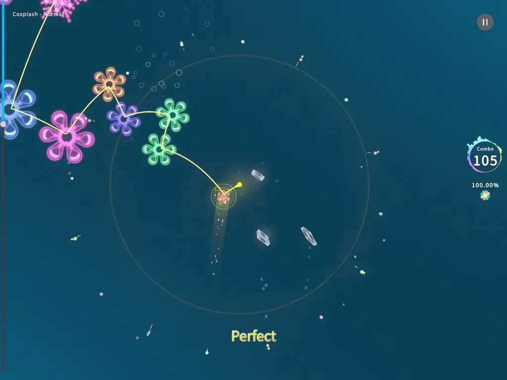 新感覚！物理演算リズムゲーム『dropin – 重力のある音ゲー』本日4月23日（木）よりスマホ向けに配信開始！　最大5曲を採用する楽曲公募コンテストも同時スタート！ 画像 7