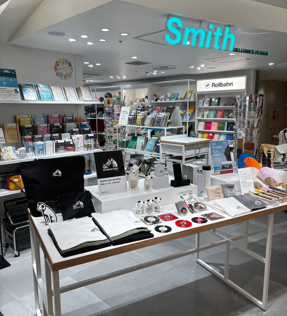 ビクターのシンボル、犬のマークのキャラクター「ニッパー」のグッズがSmithに登場！「nipper pop up shop at Smith」開催中！ 画像 2
