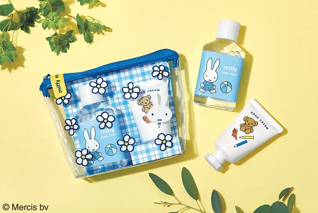 【miffy】目にごほうび！ひんやりアイマスクと ミッフィーデザインのクリアポーチに入ったハンドケアセット新発売 画像 5