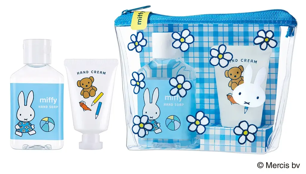 【miffy】目にごほうび！ひんやりアイマスクと ミッフィーデザインのクリアポーチに入ったハンドケアセット新発売 画像 6