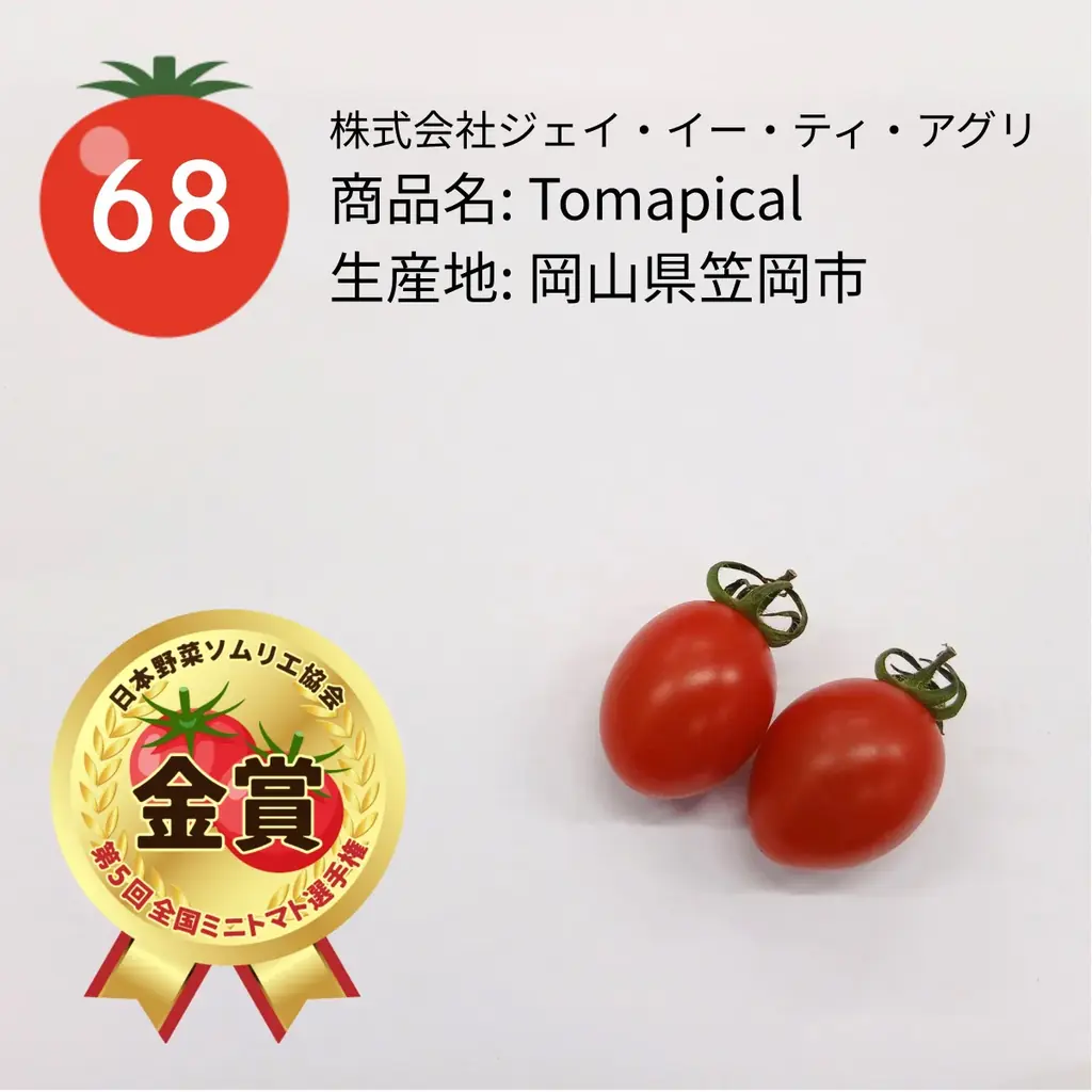 ミニトマト日本一が決定！東京都府中市「さわとまと柔/澤藤園」が最高金賞を受賞！ 画像 4