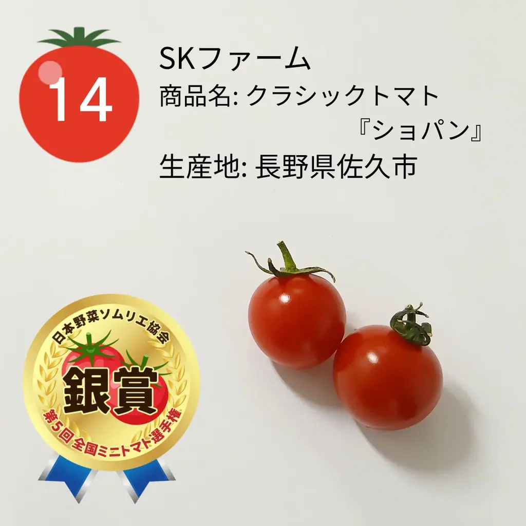 ミニトマト日本一が決定！東京都府中市「さわとまと柔/澤藤園」が最高金賞を受賞！ 画像 5