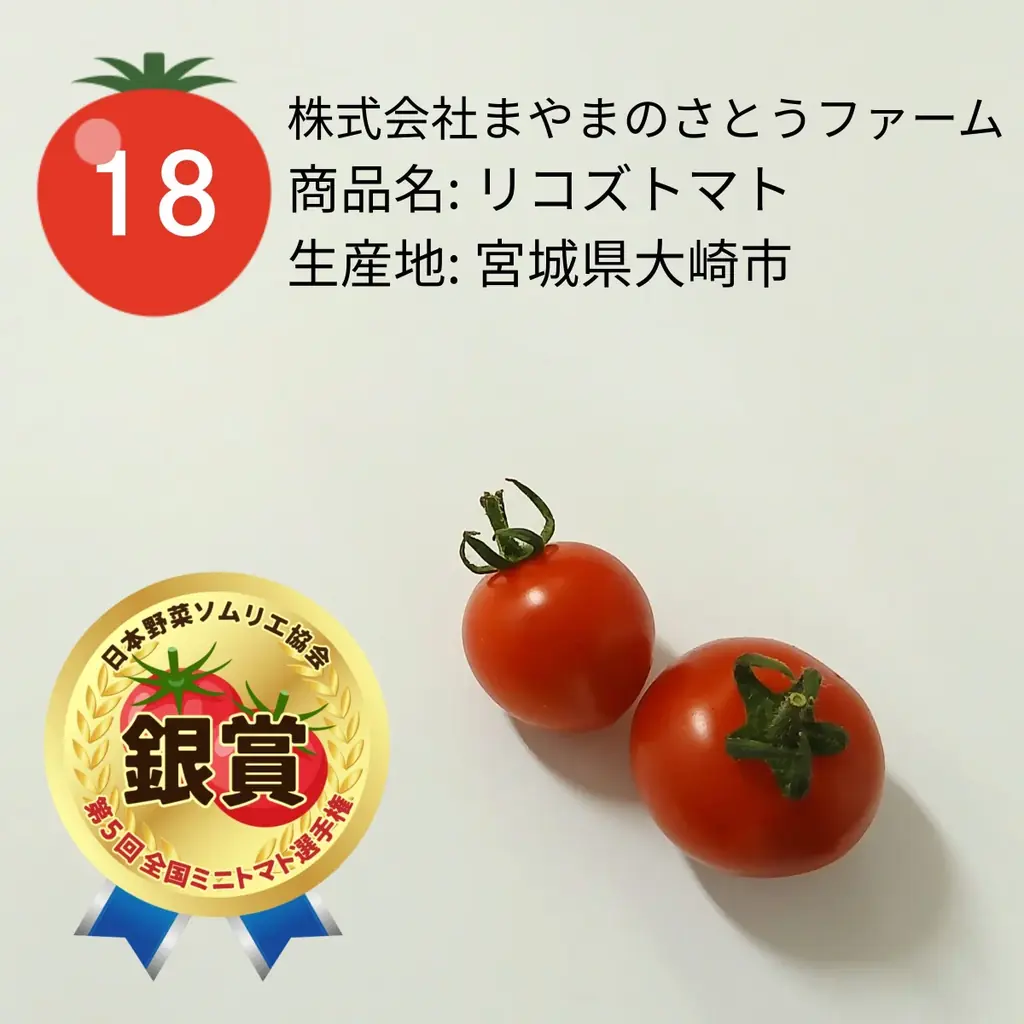 ミニトマト日本一が決定！東京都府中市「さわとまと柔/澤藤園」が最高金賞を受賞！ 画像 6