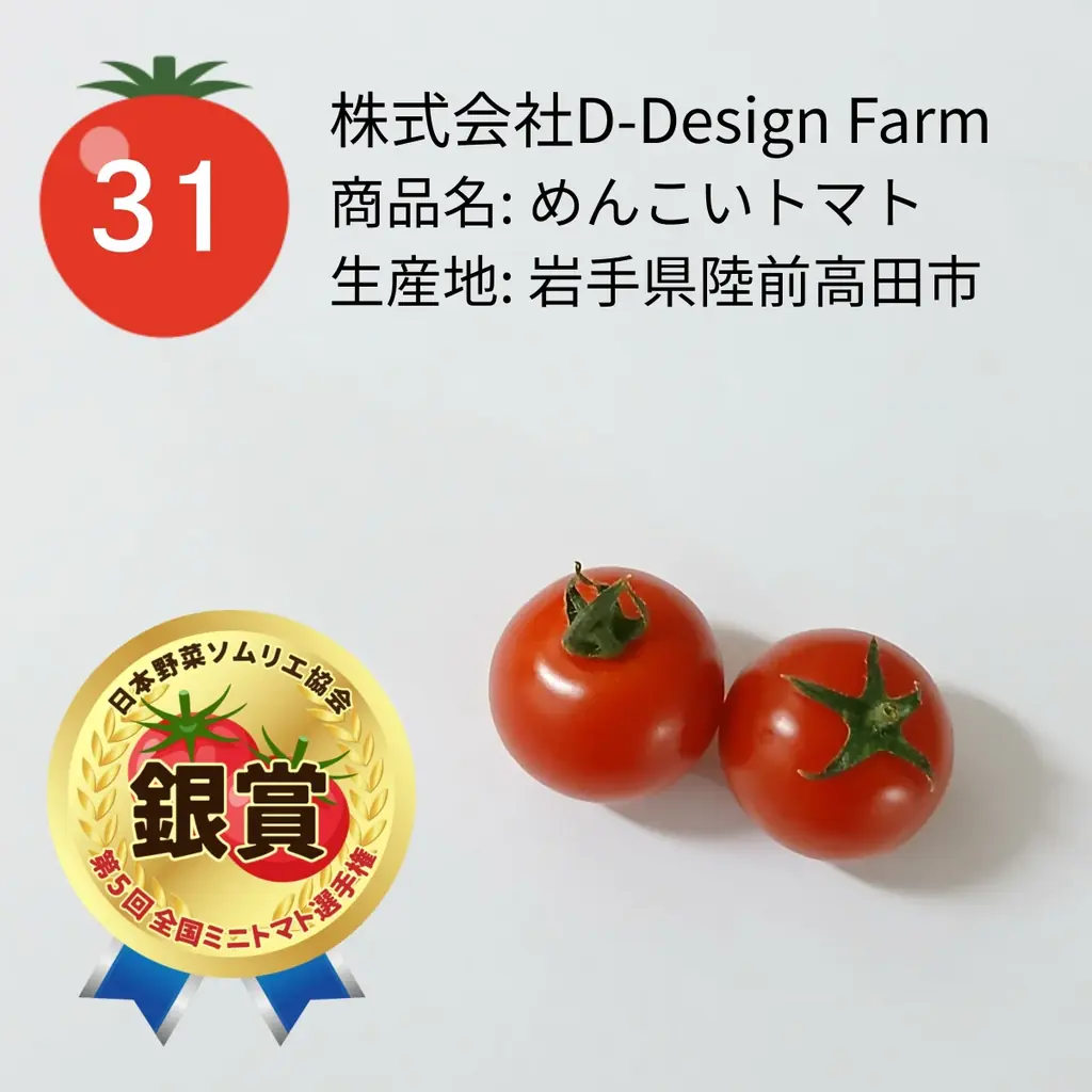 ミニトマト日本一が決定！東京都府中市「さわとまと柔/澤藤園」が最高金賞を受賞！ 画像 7