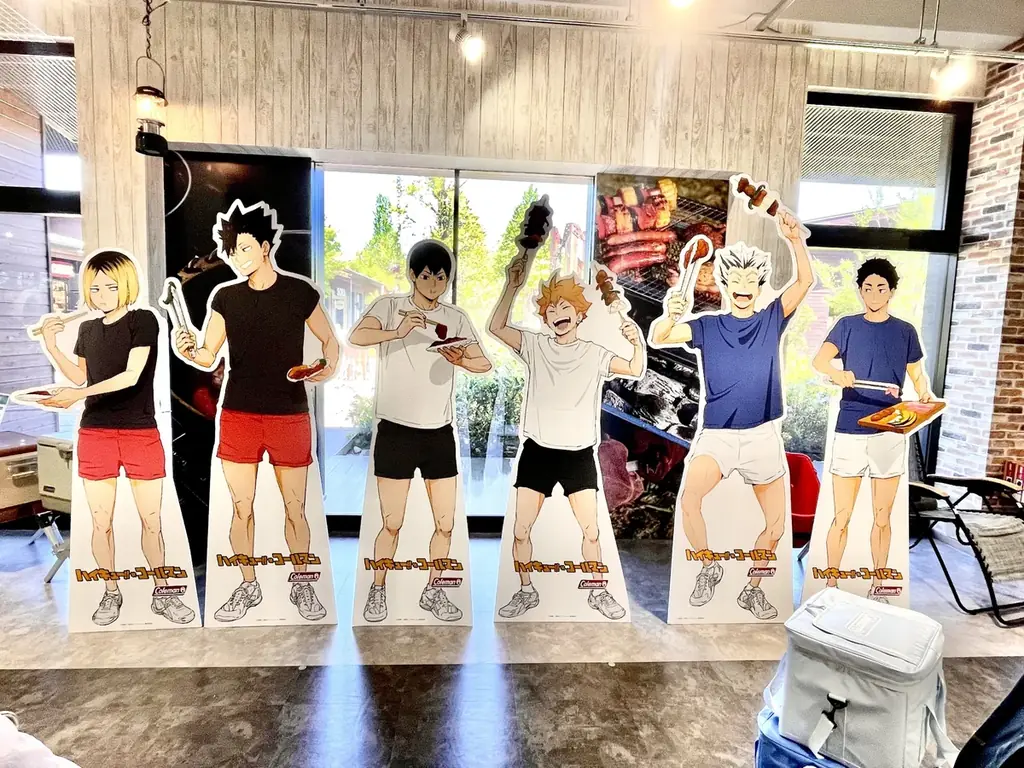 ハイキュー!!×コールマンが特別コラボレーション！ アウトドアの楽しさをアニメの世界観とともに体験できるPOP UP SHOP「合宿バーベキュー!!」を全国で実施 画像 2