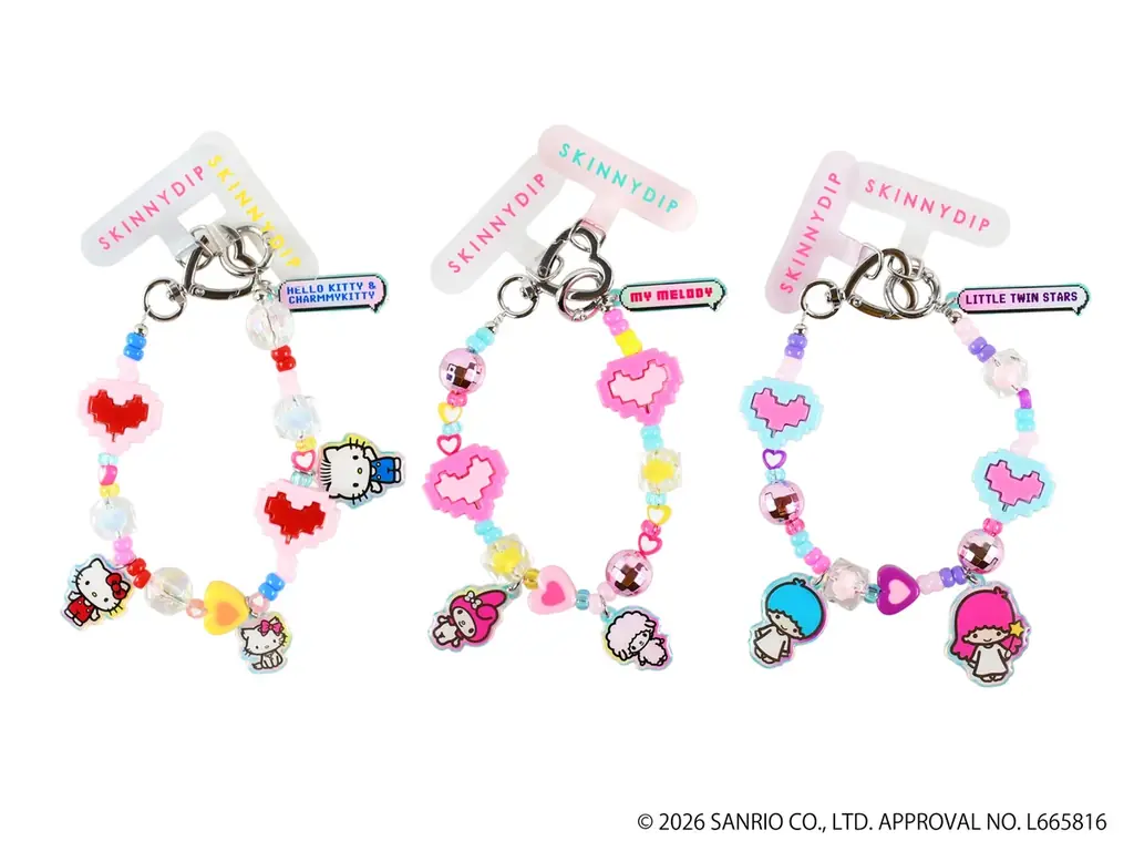 【PLAZA先行販売】SKINNYDIP LONDON × サンリオキャラクターズ第4弾コラボ！ゲーム世界をイメージしたピクセルアートデザインのモバイルアクセサリーが４月26日（日）より販売開始！ 画像 3