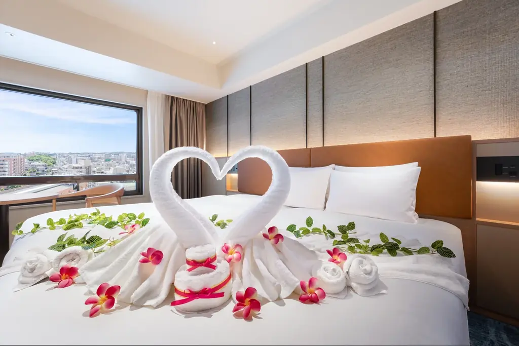 5月1日開始　沖縄ハーバービューホテルのスワンタオル宿泊プラン