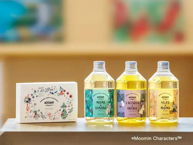 北海道限定レーベル「MOOMIN yukiguni」にナチュラルアイランドのアロマバスエッセンス3種・ハンドクリーム3種が登場。2026年5月より発売。 画像 2
