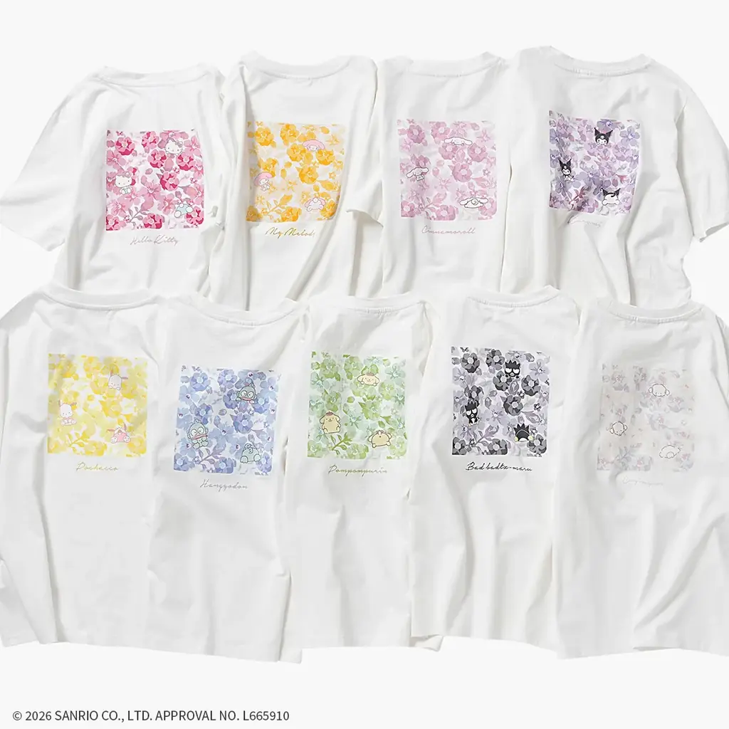 「Honeys×サンリオキャラクターズ×特別なカラー♪」毎日を楽しくしてくれる、カラフルなコラボアイテムがオンラインショップ限定で登場！ 画像 4