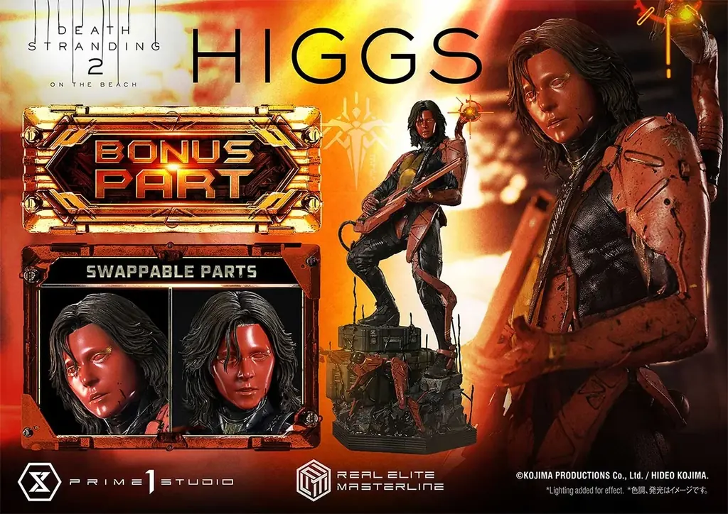 『DEATH STRANDING 2: ON THE BEACH』から、「ヒッグス」の1/3スケールスタチューが登場 画像 16